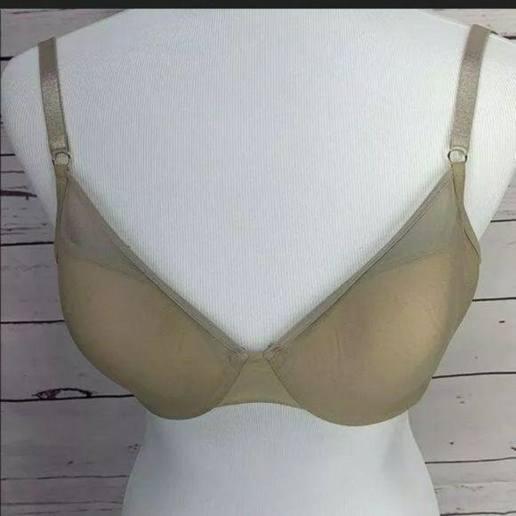 B.Temptd Woman's Tan Thin Padded Underwire Bra Size 34D - Picture 8 of 8